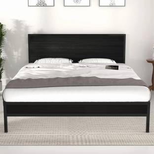 HoneyTouch Luvo Queen Size Bed Frame | No Assembly Required | Metal Queen Bed, 204 cm x 152 cm (6.69 ft x 4.99 ft)