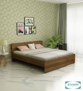 SIVOM Sleepy Bed without Storage Engineered Wood King Bed Engineered Wood King Bed