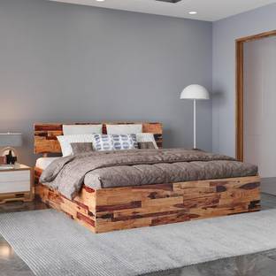 Wakefit Andromeda Solid Wood King Box Bed