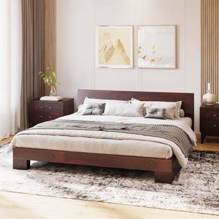 Cherry Wood Rosewood ( Sheesham ) Solid Wood King Bed