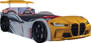 Hurry Guru Engineered Wood Single Bed, 235 cm x 115 cm (7.71 ft x 3.77 ft)