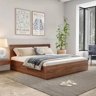 Wakefit Taurus Engineered Wood Queen Box Bed
