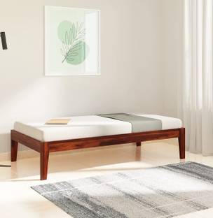 Custom Decor Solid Wood Single Bed