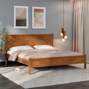 Wakefit Akshnay Solid Wood King Bed