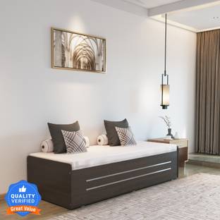 Flipkart Perfect Homes Sonore Engineered Wood Single Box Bed