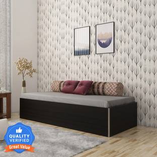 SPACEWOOD Engineered Wood Single Box Bed