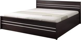 CASPIAN Engineered Wood Double Box Bed