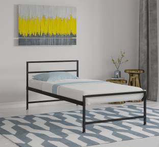Flipkart Perfect Homes Studio Single Size Metal Bed for Adults Metal Single Bed