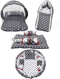 MOM & SON Cotton Baby Bed Sized Bedding Set