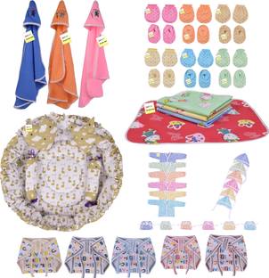 Kwitchy New Born Baby Care Essential Bedding Set Combo