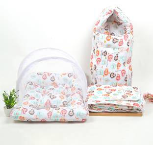 Mom's Home Organic Cotton Baby Bed Sized Bedding Set