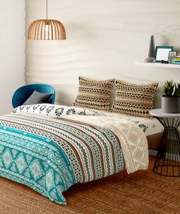 PORTICO Cotton King Sized Bedding Set