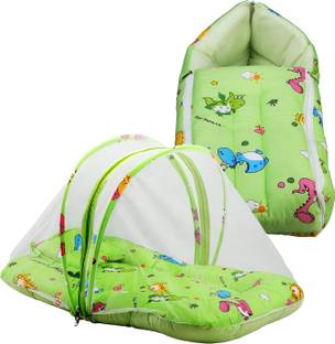 LuvLap Combo Cotton Baby Bed Sized Bedding Set