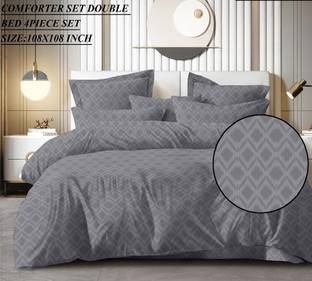 Laying Style Cotton Double King Sized Bedding Set