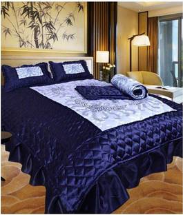 Chelsi Satin Double King Sized Bedding Set