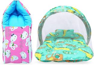 Customary Cotton Baby Bed Sized Bedding Set