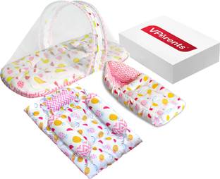 VParents Cotton Baby Bed Sized Bedding Set