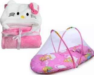 BABY ZONE Polycotton, Fleece Baby Bed Sized Bedding Set