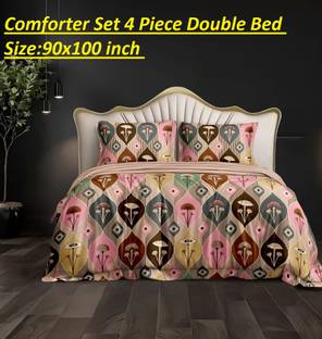 Sitting Style Polycotton Double King Sized Bedding Set
