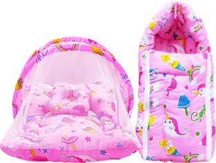 First Vision Polycotton Baby Bed Sized Bedding Set