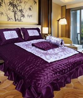 Flyrra Satin Double King Sized Bedding Set