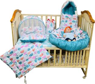 Miss & Chief Polycotton Baby Bed Sized Bedding Set