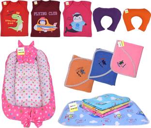 Kwitchy New Born Baby Care Essential Bedding Set Combo