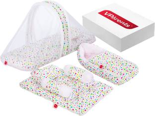 VParents Cotton Baby Bed Sized Bedding Set