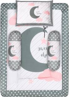 SOPARK Cotton Baby Bed Sized Bedding Set