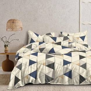 KWALITY DREAMS Cotton Double King Sized Bedding Set