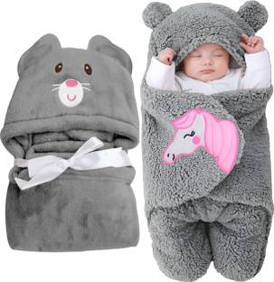 BRANDONN Fleece Baby Bed Sized Bedding Set