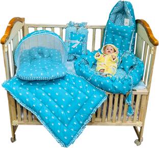 Fareto Cotton Baby Bed Sized Bedding Set
