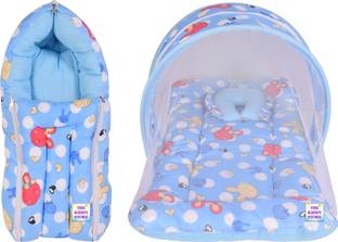 BABY KINGDOM Cotton Baby Bed Sized Bedding Set