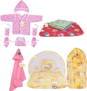 Kwitchy Baby Products All New Born Daily Needs Items Combo (Multicolor, 0-6 Months)