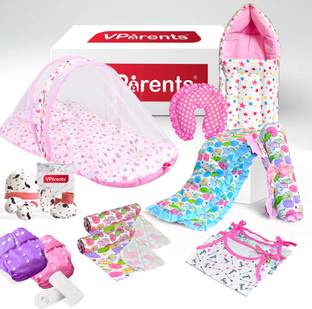 VParents Cotton Baby Bed Sized Bedding Set