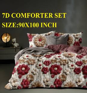 Laying Style Cotton Double King Sized Bedding Set