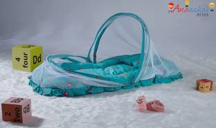 Angaakar Clothings Polyester Infants Washable AAC- Mosquito Bedding GREEN Mosquito Net