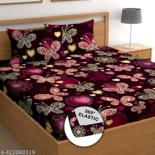 Stylishkanha Reversible Cotton Queen Bed Cover