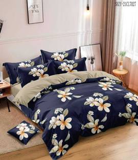 Laying Style Satin Double King Sized Bedding Set
