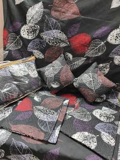 GAARVI HOMES Cotton King Flat 300 TC Printed Bedsheet