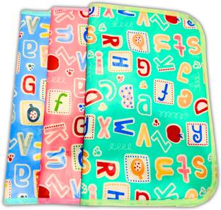 Kotton Candy 200 TC PVC Crib Printed Flat Bedsheet