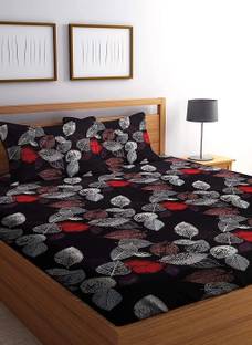 BEVI 300 TC Microfiber Double Printed Fitted (Elastic) Bedsheet