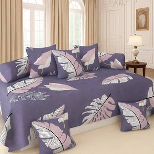 OSONICTEXTILE Cotton Single Flat 140 TC Floral Bedsheet