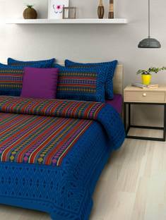 Indian Royal Fashion Cotton Double Bed Cover