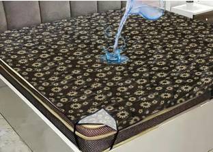 Kanushi Industries 120 TC PVC Double Printed Fitted (Elastic) Bedsheet