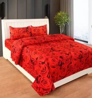 Bubby-L-Areana 160 TC Polycotton Double Printed Flat Bedsheet