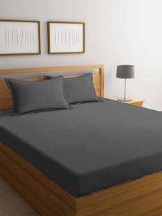 Optra Microfiber Single Flat 180 TC Solid Bedsheet
