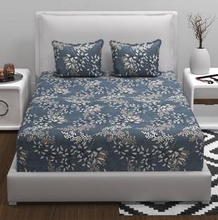 EXFAB 300 TC Cotton Super King Printed Fitted (Elastic) Bedsheet