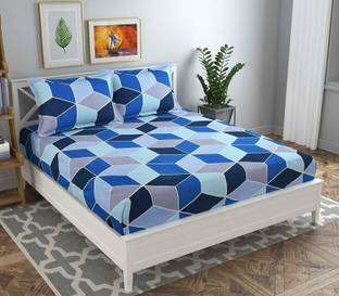 RRC Microfiber Double Flat 144 TC Printed Bedsheet
