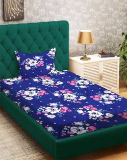 Zolico Cotton Single Flat 140 TC Printed Bedsheet